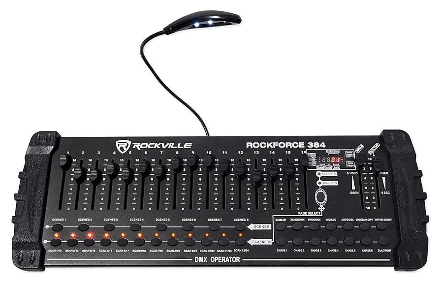 Amazon.com: Rockville ROCKFORCE 384 Channel DMX Light/Fog
